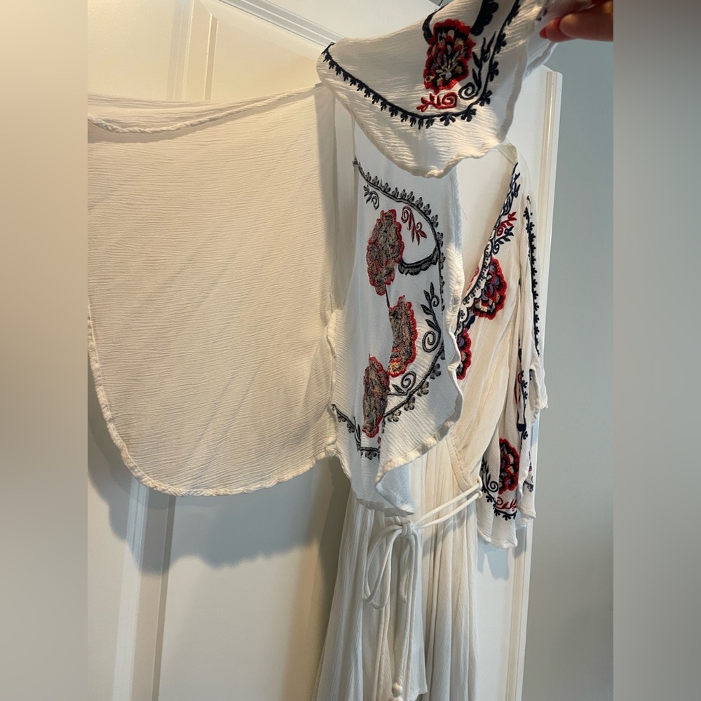 Free People Embroidered Mini Dress, Size Medium - Picture 3 of 10